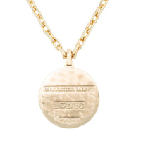 Thumbnail for 14k Yellow Gold Custom NYC Pendant 28g