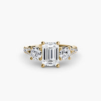 Thumbnail for Three-Stone with Pavé Band 3