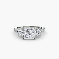 Thumbnail for Three-Stone with Pavé Band 3