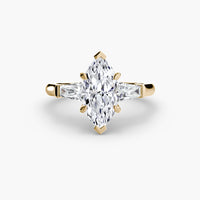Thumbnail for Three-Stone Ring (Baguette Side Stones)