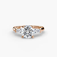 Thumbnail for Three-Stone Ring (Baguette Side Stones)