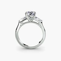 Thumbnail for Three-Stone Ring (Baguette Side Stones)