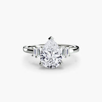 Thumbnail for Baguette Accent Solitaire