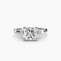Thumbnail for Baguette Accent Solitaire