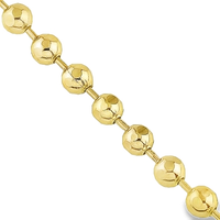 Thumbnail for 14k Yellow Gold Ball Bead Chain 5 mm