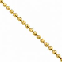 Thumbnail for 14k Yellow Gold Moon Cut Ball Bead Chain 3 mm