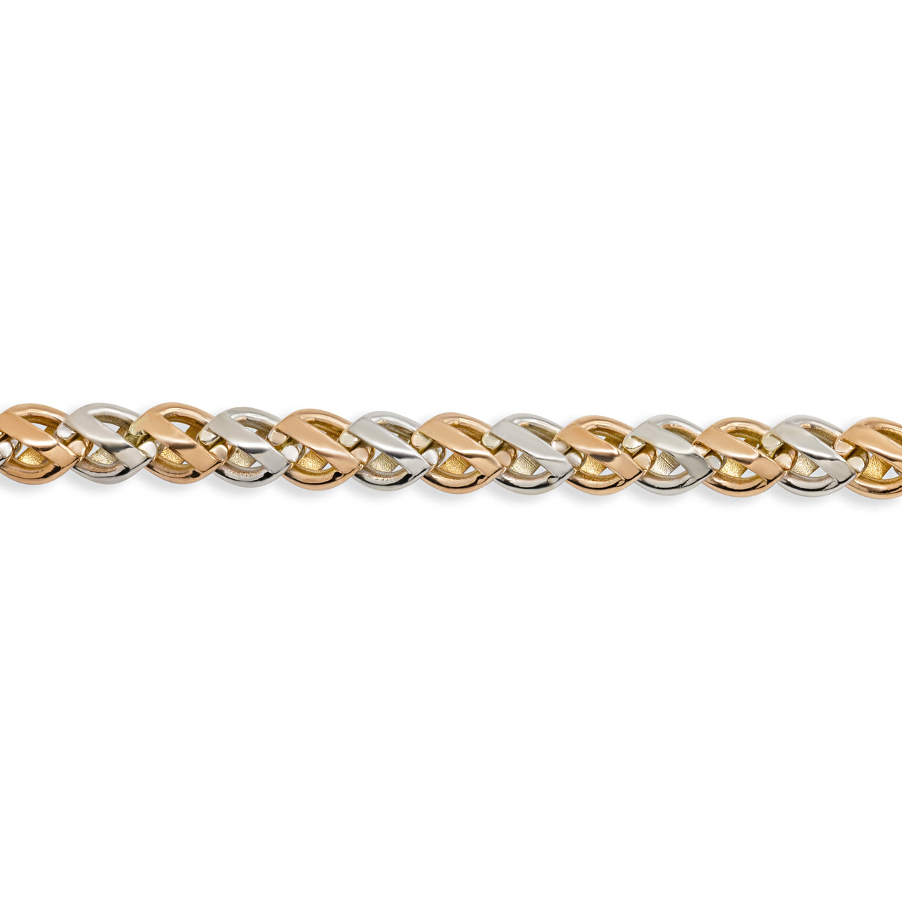 14k Gold Two Tone Bracelet - Main Image