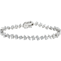 Thumbnail for 14K Gold Multi Shape Lab Diamond Tennis Bracelet – Mixed Cut (6.7 CTW)