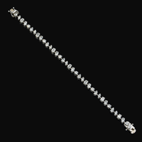 Thumbnail for 14K Gold Multi Shape Lab Diamond Tennis Bracelet – Mixed Cut (6.7 CTW)