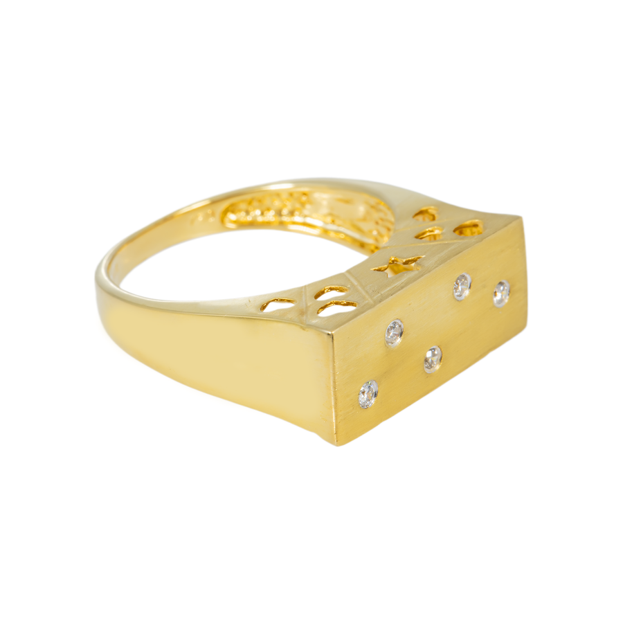 Domino Ring .1 ctw