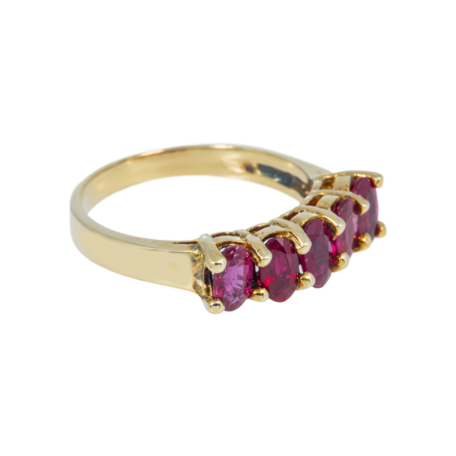Oval Ruby Ring 1 Ctw