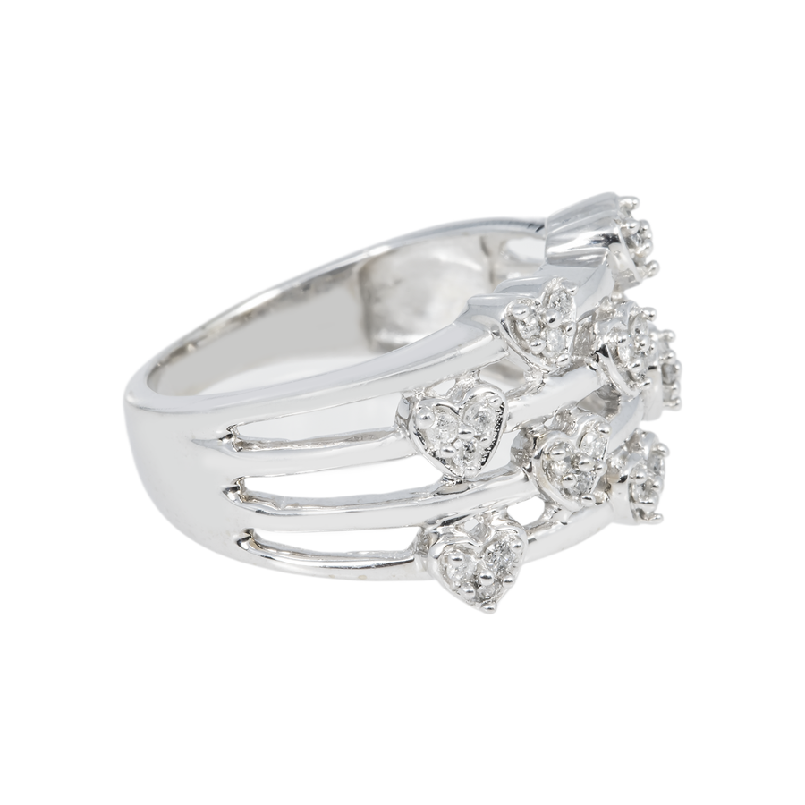 Scattered Hearts Ring .5 ctw