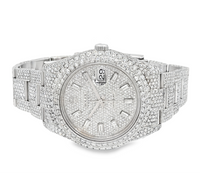 Thumbnail for Diamond 41mm Rolex Oyster Stainless Steel 22.38 ctw