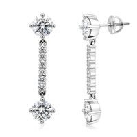 Thumbnail for 14k Gold Lab Diamond Earrings 4.60 cwt. EAR0293