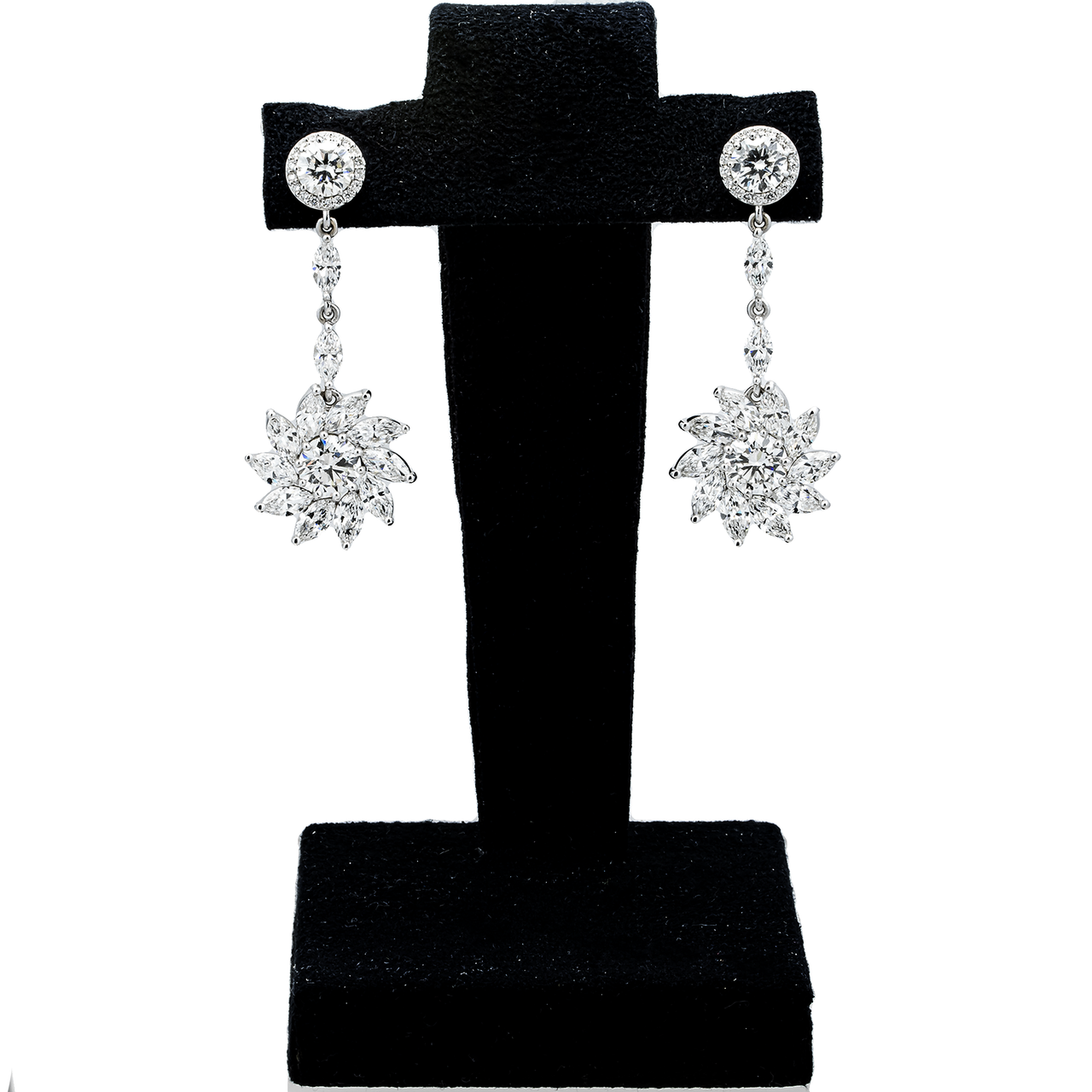 14k Gold Lab Diamond Earrings 8.76 cwt. EAR0292