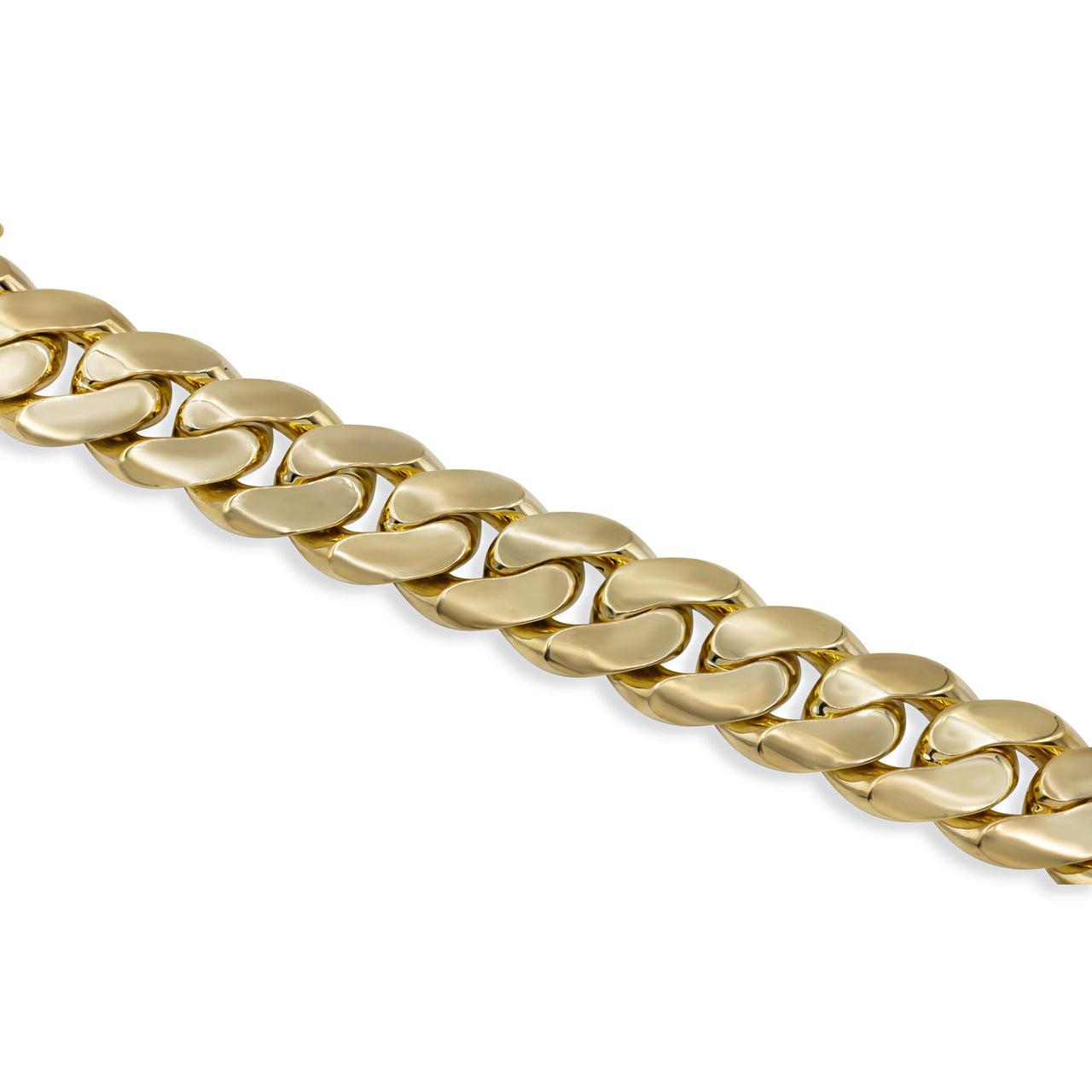 Copy of 14k Yellow Gold Diamond Cuban Necklace 17.62 Ctw