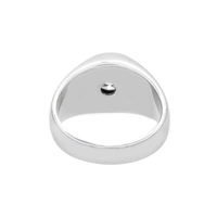Thumbnail for 14K White Gold Bezel-Set 3CT FL VVS Lab Grown Diamond Dome Ring