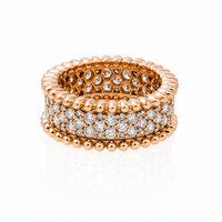Thumbnail for 14K Gold Lab Diamond Beaded Edge Eternity Band 1.87 CTW
