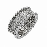 Thumbnail for 14K Gold Lab Diamond Beaded Edge Eternity Band 1.87 CTW
