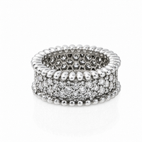 Thumbnail for 14K Gold Lab Diamond Beaded Edge Eternity Band 1.87 CTW