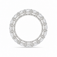 Thumbnail for 14K Gold Round Lab Diamond Eternity Band