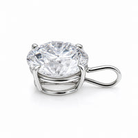 Thumbnail for 14K White Gold Lab Diamond Round Brilliant Solitaire Pendant 5.83 CTW