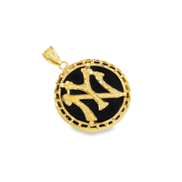 Thumbnail for 14K Yellow Gold New York Yankees NY Logo Pendant