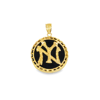 Thumbnail for 14K Yellow Gold New York Yankees NY Logo Pendant