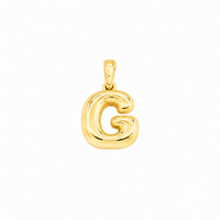 Thumbnail for Yellow Gold 10K Yellow Gold Plain Letter G Initial Pendant