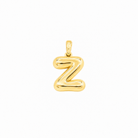 Thumbnail for Yellow Gold 10K Yellow Gold Plain Letter Z Initial Pendant