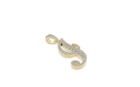 Thumbnail for Yellow Gold Diamond Letter J Initial Script Pendant  0.63 ctw (Copy) (Copy) (Copy)