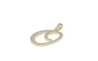 Thumbnail for Yellow Gold Diamond Letter o Initial Script Pendant  0.63 ctw (Copy) (Copy) (Copy) (Copy) (Copy) (Copy) (Copy)