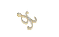 Thumbnail for Yellow Gold Diamond Letter x Initial Script Pendant  0.63 ctw (Copy) (Copy) (Copy)