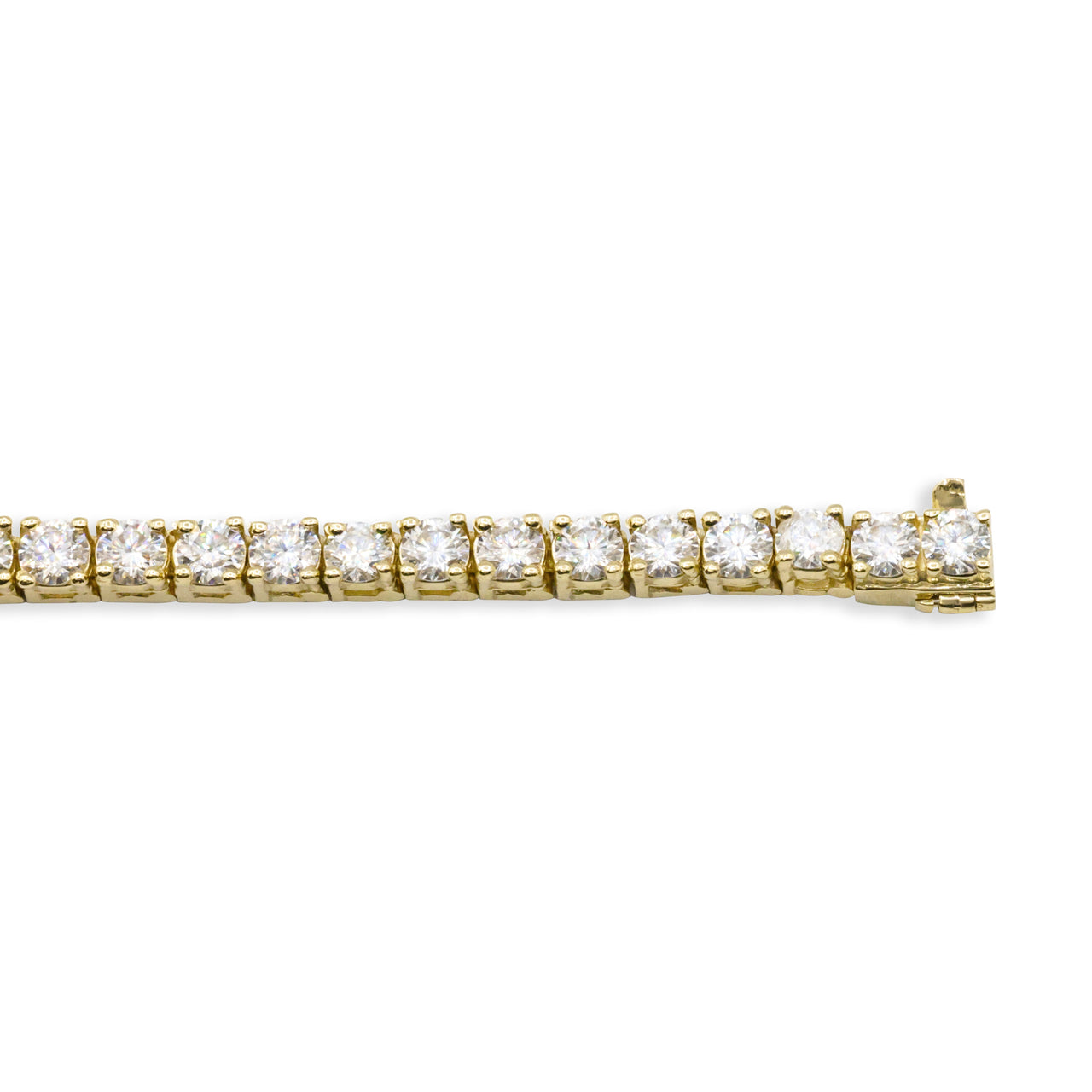 14k Tennis Bracelet 9.8 Ctw CVD