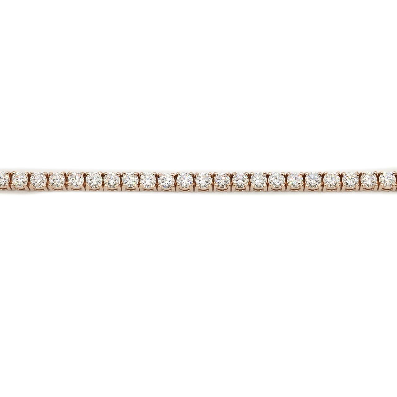 14k Tennis Necklace 23 Ctw LAB/CVD