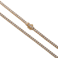 Thumbnail for 14k Tennis Necklace 9.8 Ctw