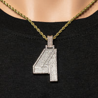 Thumbnail for 41 Collab Pendant 18K Yellow Gold Plated Two Tone