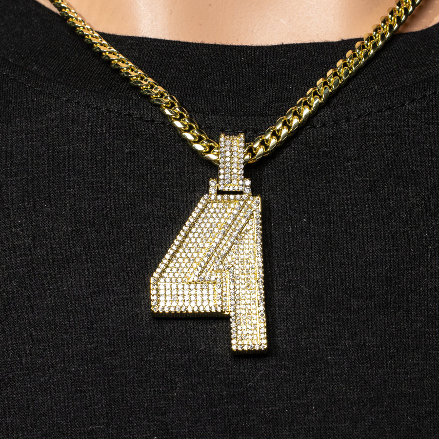 41 Collab Pendant 18K Yellow Gold Plated Two Tone