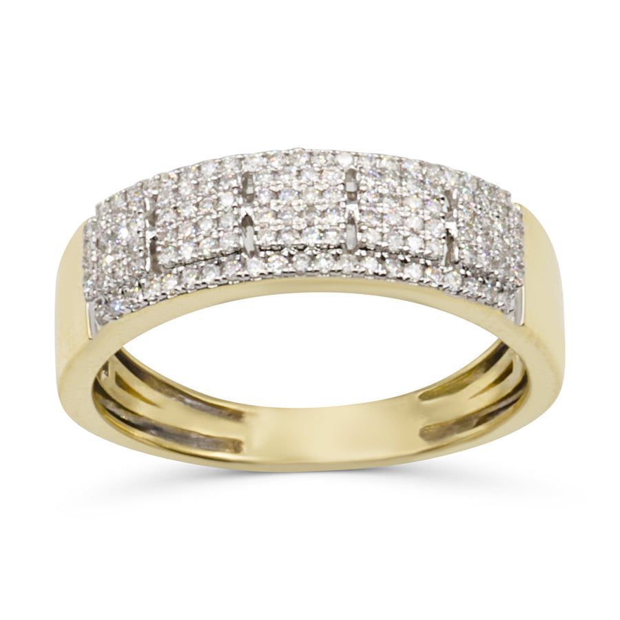 Yellow 10kt Engagement Ring Yellow Gold 1.19 CtW