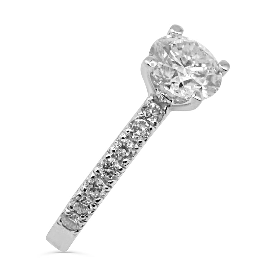 Yellow 14kt Engagement Ring Yellow Gold 2.5 CtW CVD