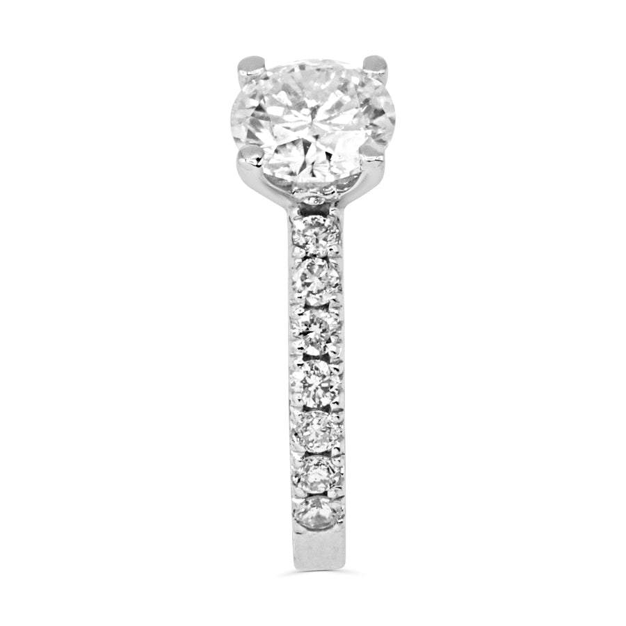 Yellow 14kt Engagement Ring Yellow Gold 2.5 CtW CVD