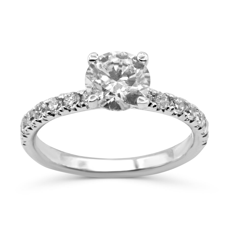 Yellow 14kt Engagement Ring Yellow Gold 2.5 CtW CVD