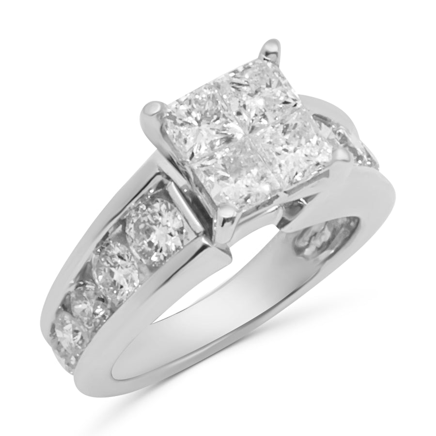 Yellow 14kt Engagement Ring Yellow Gold 2.5 CtW