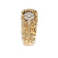 Thumbnail for 8 / Yellow 10K Yellow Gold Nugget Ring .25 Ctw