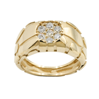 Thumbnail for 10K Yellow Gold Nugget Ring .5 Cwt.