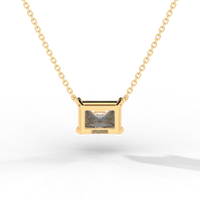 Thumbnail for Radiant Cut Diamond Solitaire Pendant Necklace