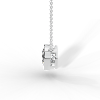 Thumbnail for Round Brilliant Diamond Solitaire Pendant Necklace