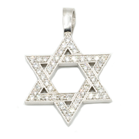 Thumbnail for 14kt Star of David Pendant  1.3 CtW LAB/CVD