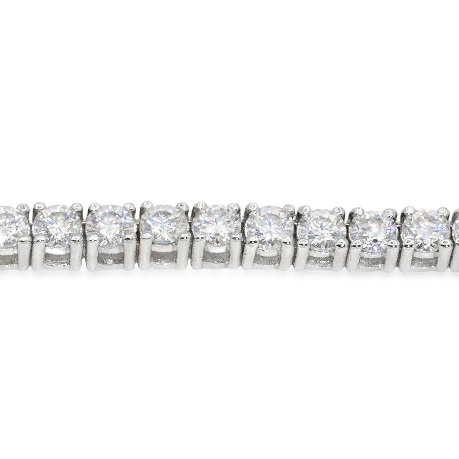 14k Gold Diamond Tennis Chain 3.7 MM 20 CTW