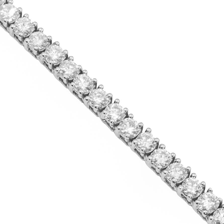 14k Gold Lab Diamond Tennis Chain 3.7 MM 20 CTW